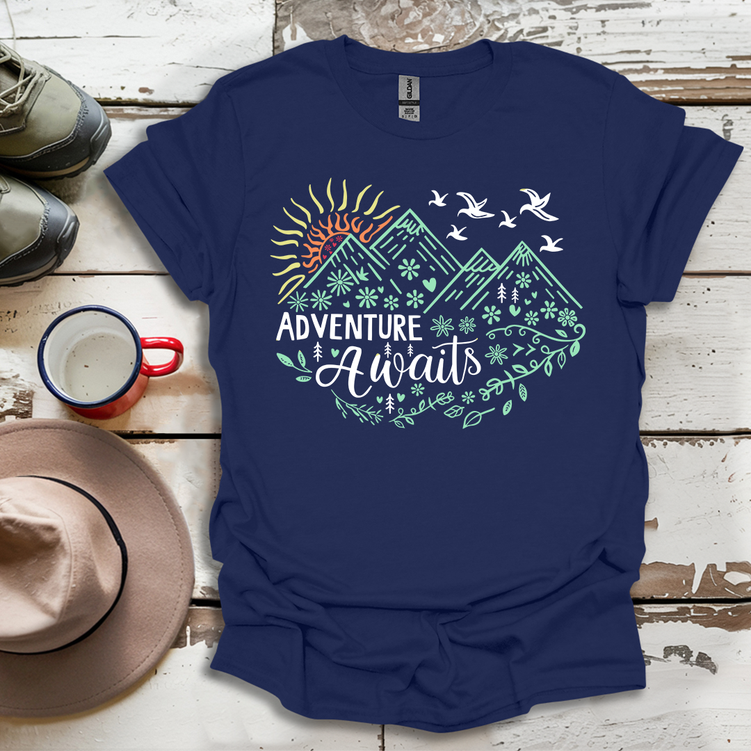 Adeventure Awaits outdoor V6 T-Shirt
