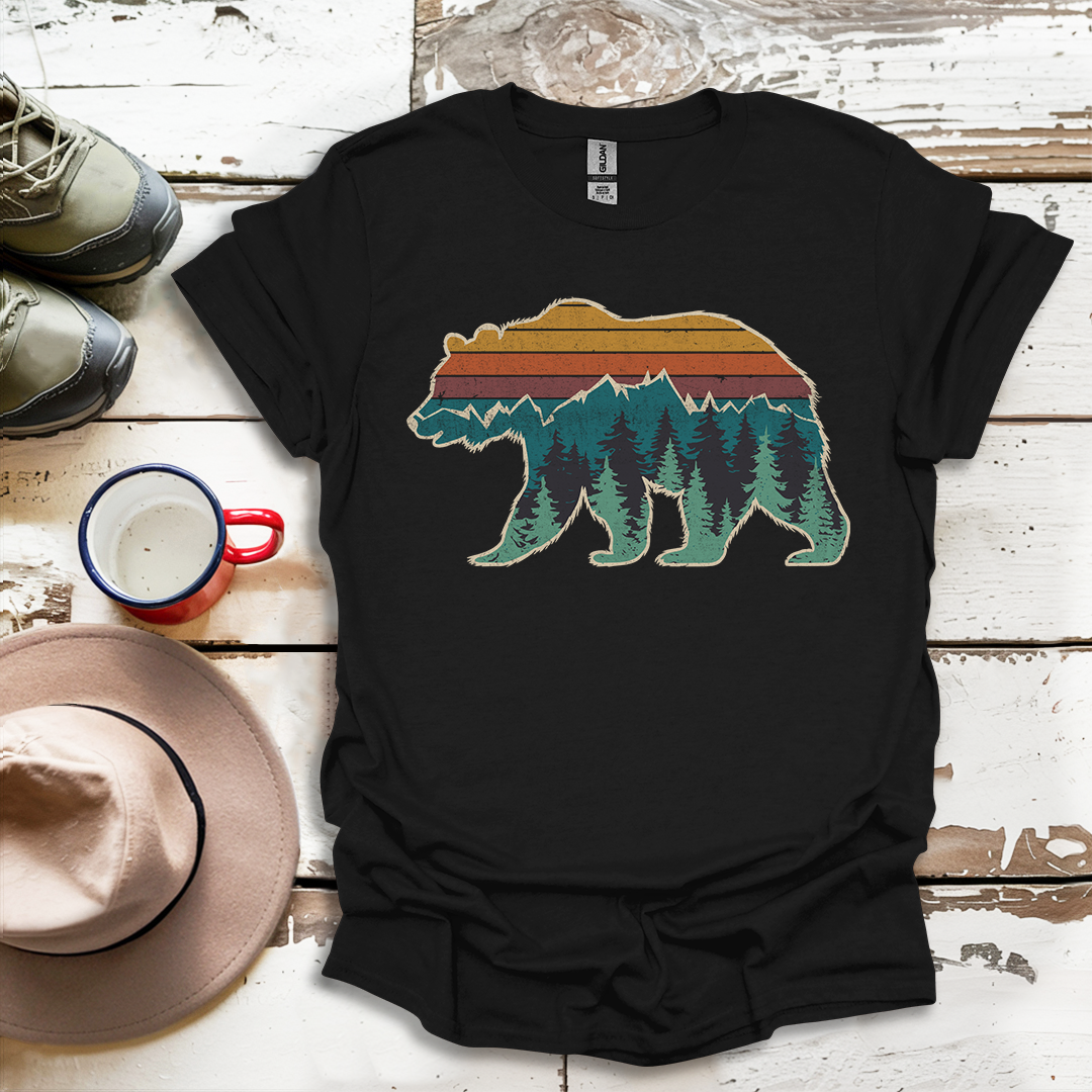 Bear Mountain Retro Vintage V1 T-Shirt