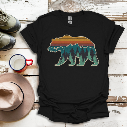 Bear Mountain Retro Vintage V1 T-Shirt