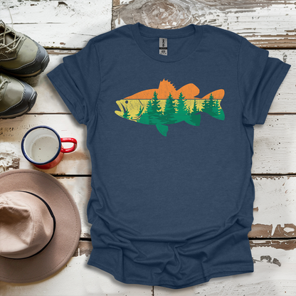 Fly Fishing Outdoor Forest Nature Fisherman Wildlife V1 T-Shirt