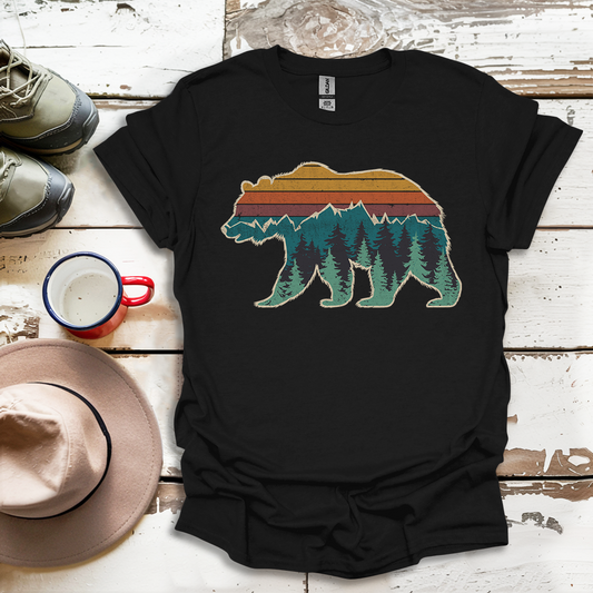 Bear Mountain Retro Vintage V1 T-Shirt