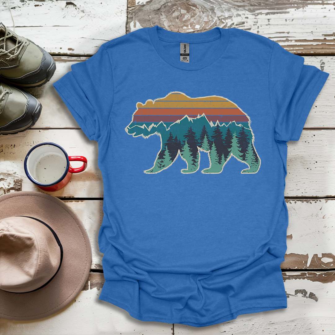 Bear Mountain Retro Vintage V1 T-Shirt