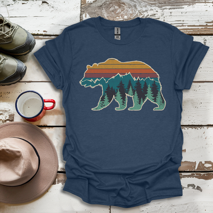 Bear Mountain Retro Vintage V1 T-Shirt