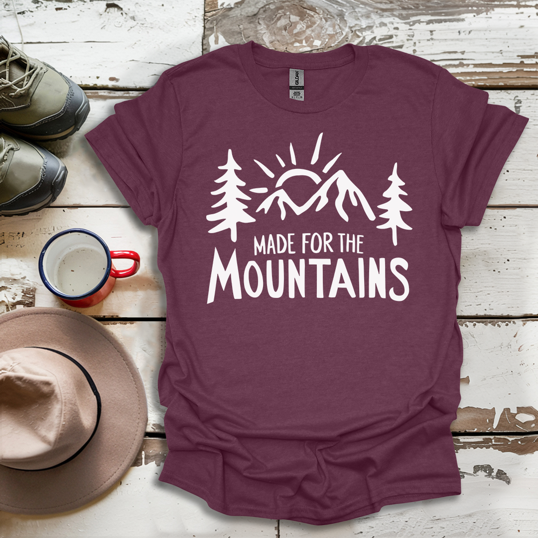 Hiking Outdoor Nature Made For The Mountains V9 T-Shirt