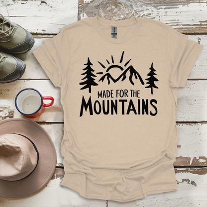 Hiking Outdoor Nature Made For The Mountains V9 T-Shirt