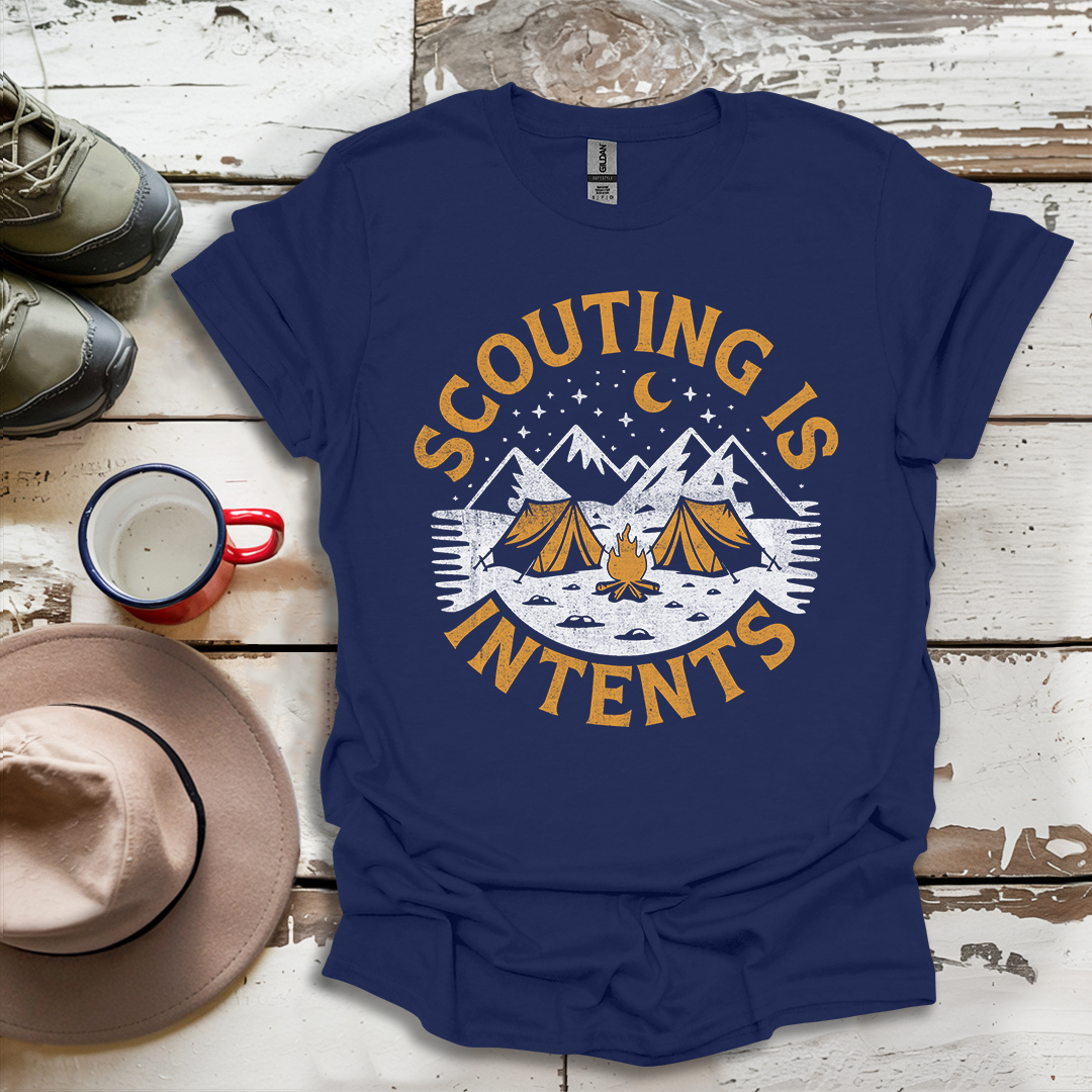 Hiking Outdoor Nature  Scouting Is Intents V4 T-Shirt