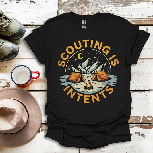 Hiking Outdoor Nature  Scouting Is Intents V5 T-Shirt