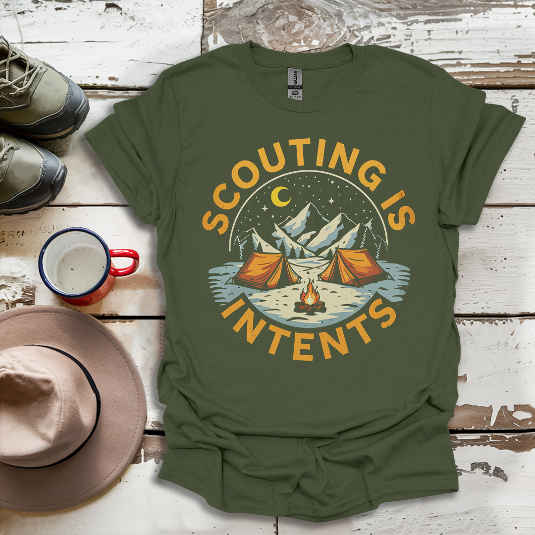 Hiking Outdoor Nature  Scouting Is Intents V5 T-Shirt