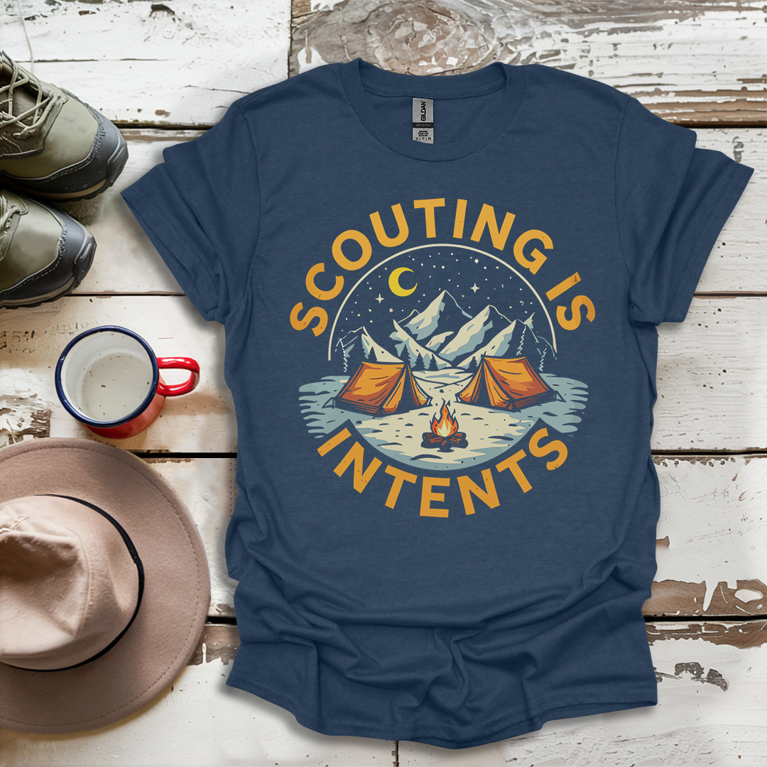 Hiking Outdoor Nature  Scouting Is Intents V5 T-Shirt