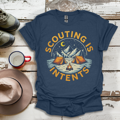 Hiking Outdoor Nature  Scouting Is Intents V5 T-Shirt