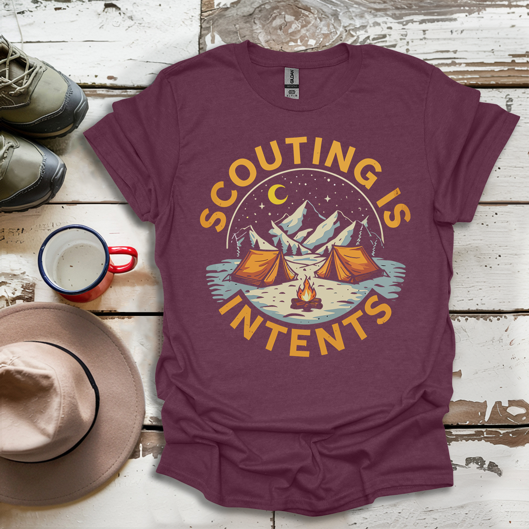 Hiking Outdoor Nature  Scouting Is Intents V5 T-Shirt
