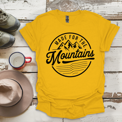 Hiking Outdoor Nature Made For The Mountains V5 T-Shirt