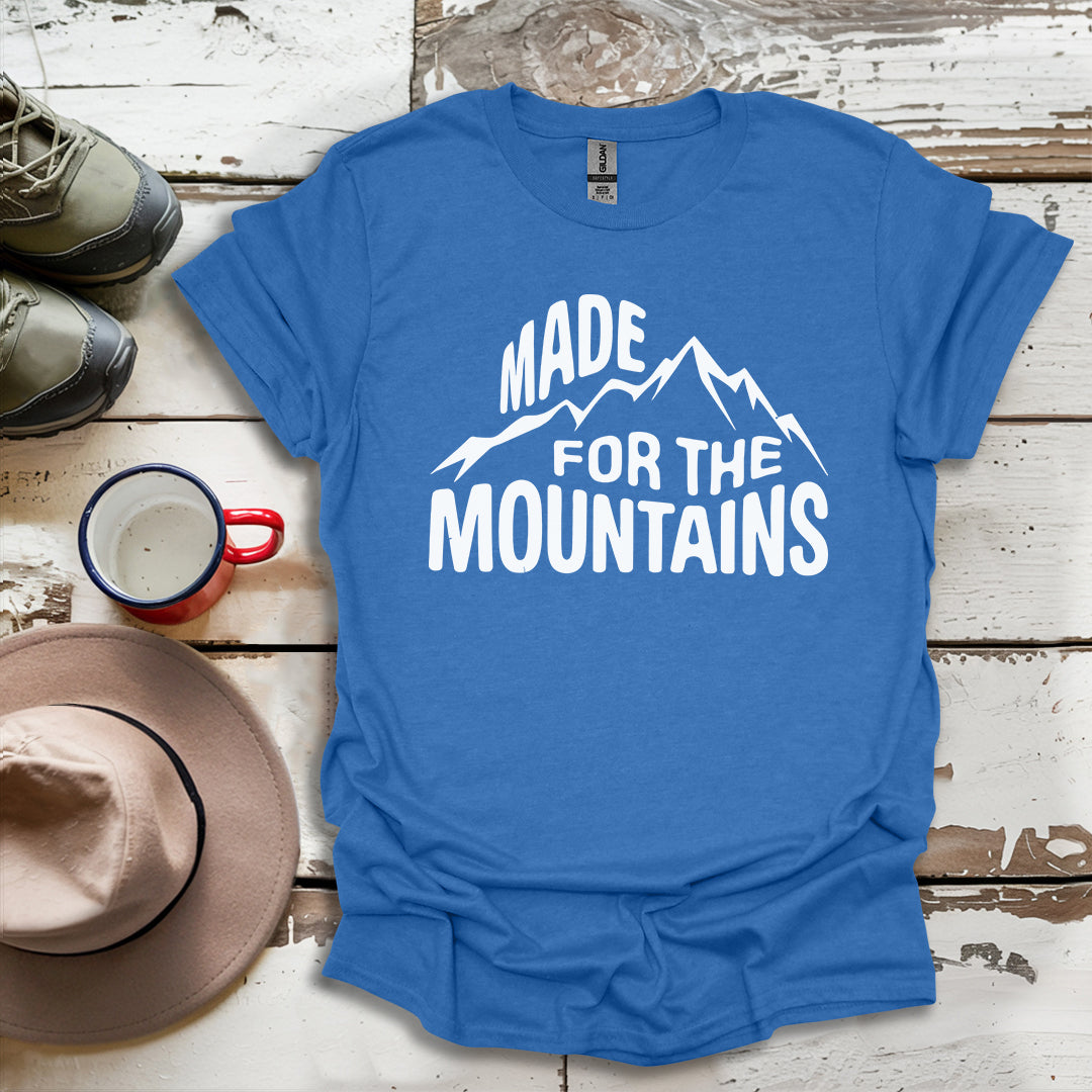 Hiking Outdoor Nature Made For The Mountains V7 T-Shirt