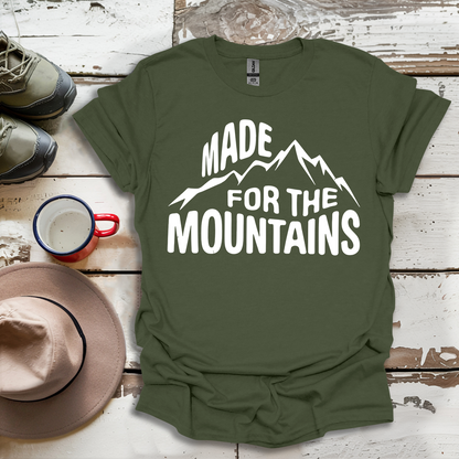 Hiking Outdoor Nature Made For The Mountains V7 T-Shirt