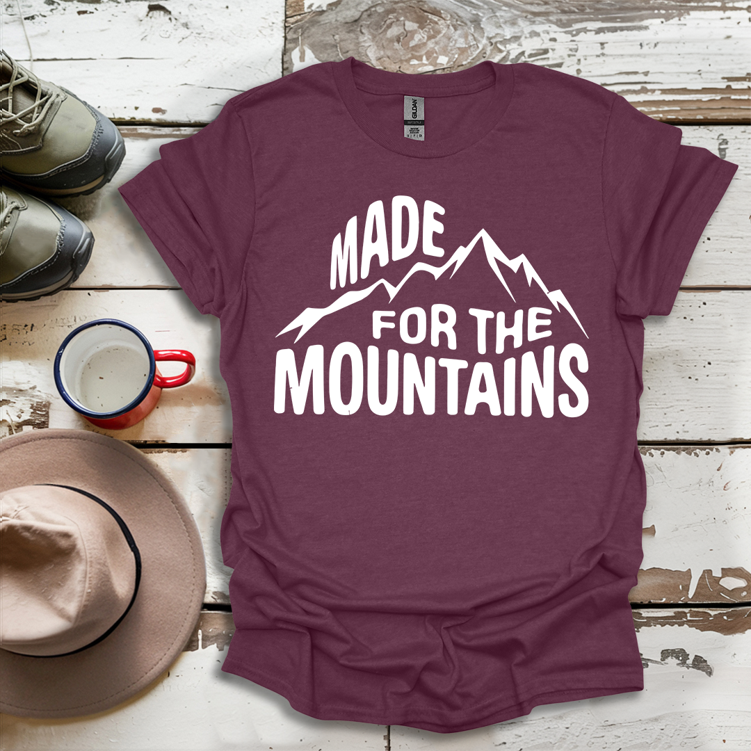Hiking Outdoor Nature Made For The Mountains V7 T-Shirt