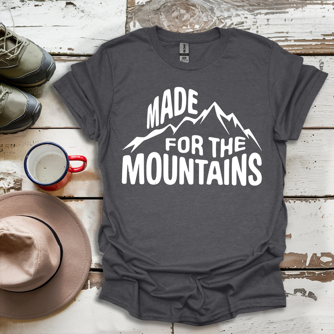 Hiking Outdoor Nature Made For The Mountains V7 T-Shirt