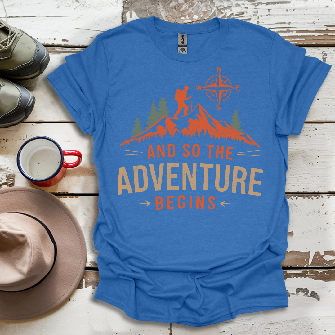 And So The  advunture begin V4 T-Shirt